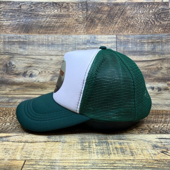 Oregon Vintage Logo Mens Trucker Hat Bohemian Vagabond PNW Portland Ball Cap - Picture 2 of 6